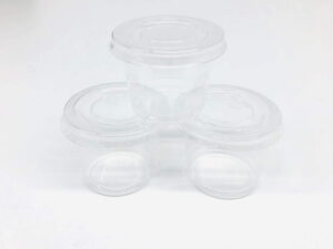 Alternative view of 1oz Sample Pots and Lids (ONLY SOLD WITH BOXES)