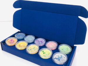 10 Pot Candle Melt Box Blue (10 boxes)
